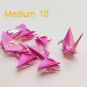 Origami Crane , Paper Crane , auroral Pink , hope & wish