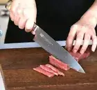 Chef Knife 67 Layers Damascus Steel Wood Handle Santoku Gyuto Slicing Beef Cut L