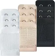 [strrng] 3 Pieces Bra Extensions 3 Hook,Bra Extenders 3 Hook Uk,Bra Extenders 3 Hooks,Bra Extender,Women's Bra Extenders,Soft And Comfortable Bra Extension Strap, Bra Extension Strap,For Women Bra Extende,