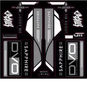 Sticker Kit Fork MTB Dvo Sapphire 16 Scratchproof Stickers Fork 29 "
