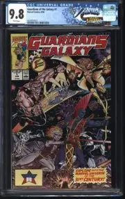 Marvel Comics Guardians of the Galaxy 1 6/90 FANTAST CGC 9.8 White pages
