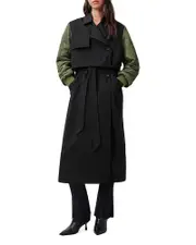 Allsaints Penni Hybrid Trench Coat