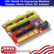 CNC Shield V4 Engraving Machine Stepper Motor Driver for Arduino US Stock
