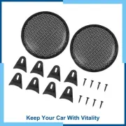 Universal Pack(2)8" Car Speakers Cover Mesh Sub Woofer Subwoofer Grill Protector