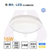 在飛比找樂天市場購物網優惠-舞光 LED 16W 防水膠囊 吸頂燈 吸壁兩用型 全電壓 