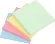 LAPYAPPE Square Note Block Memo Pad Sheets Office Writing Pad School and Business Notepads Blank Paper Vibrant Colors