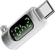 USB C Meter - LED Digital Display Connector - High-Speed Data Transfer 240W 40Gbps USB Adapter for Laptop, Phone, Computer, Tablet