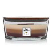 WoodWick 453g Scented Home Fragrance Soy Wax Candle Cafe Sweets Trilogy Ellipse