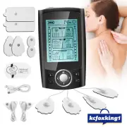 TENS EMS Machine Muscle Stimulator Full Body Massager Back Pain Relief 36 Modes
