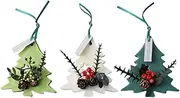 Wardrobe Aromatherapy Tablet, 3X Christmas Trees Solid Fragrance Air Freshener, Air Freshener Scented Wax Christmas Tree Solid Fragrance
