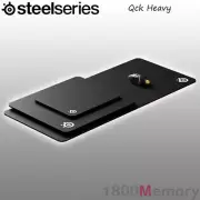 GENUINE SteelSeries Qck Heavy Mouse Pad Mat Micro Woven Cloth Gaming High CPI