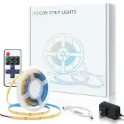 COB LED Strip Lights Warm White 16.4ft, 3000K 24V Dimmable Tape Light Premium...