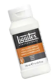 Liquitex 126604 Professional High Gloss Varnish, 4-oz 4oz