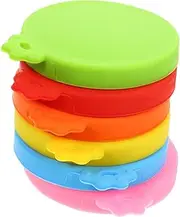 FUNOMOCYA 6pcs Silicone Can Leakproof Beverage Can Lids for Soda Beer Pet Food Easy to Use Soft Flexible Drink Protectors