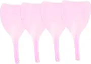 FRCOLOR 4pcs Hair Coloring Face Eye Protectors Hairdressing Mask Shield Heat Protection Barber Salon Accessories Random Color