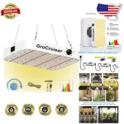 Full Spectrum 130W LED Grow Light with UV-IR & Silent Cooling for Optimal Growth