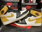 Nike Air Jordan 1 Retro Yellow Ochre Reimagined Travis Cement Trophy Sz 10 New