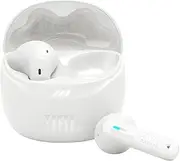 JBL Tune Flex 2, JBL Pure Bass Sound with Spatial Sound, Adaptive Noise Cancelling with Smart Ambient, 6 mics for Perfect Calls and Customized Call Experience, Personi-Fi 3.0, White