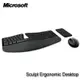 【MR3C】含稅 Microsoft 微軟 Sculpt Ergonomic Desktop 人體工學無線鍵盤滑鼠組