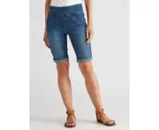 Katies Denim Ultimate Shorts - Womens - Mid Denim