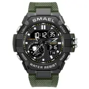 Men Sport Waterproof Watches Digital Quartz Stopwatch Military Army Wristwatches