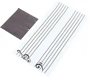CANIGHT PVC Music Note Stickers Magnetic Stave for Piano Home School Music Teaching Supplies