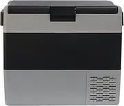 Outdoor Camping Caravan Travelling Picnic Car And Home Dual Use Car Fridge Refrigerator Freezer Cooler Box(Black gray)