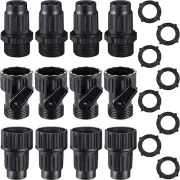 4 Sets Garden Expandable Hose Repair Kit Faucet Adapter Hose Female Male