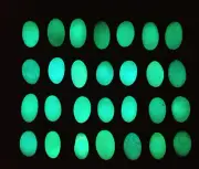 50 Pcs "Glow In The Dark" Tibetan Wealth-God Ancient Luminous Stone Old Dzi Bead