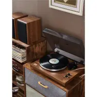 在飛比找ETMall東森購物網優惠-美國Arkrocket/卡西尼黑膠唱片機專業級LP留聲機復古