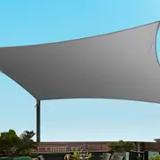 InstaHut Shade Sail Cloth Shadecloth Square Sun Canopy 5x6m