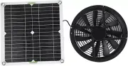 Solar Panel Fan Kit, 100W 12V Waterproof Solar Exhaust Fan Portable Ventilator w