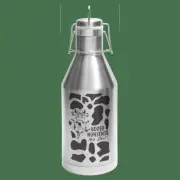 Imprue 64 oz. Stainless Steel Vacuum Insulated Growler: Swing-Top Lid