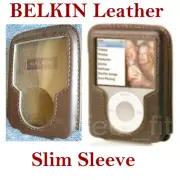 $25 BELKIN Leather Case for Apple IPOD Nano 3G Video 3rd Gen_Chocolate Brown_NEW