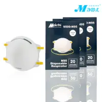 在飛比找momo購物網優惠-【Makrite凈舒式】9500-N95專業防護口罩3盒｜2