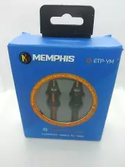 Memphis Audio ETP-YM 1 Female Jack to 2 Male Plugs Y-Adapter Cable RCA Wire NEW