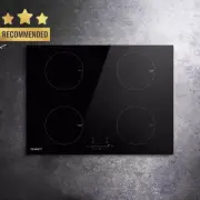 Electric Induction Cooktop 70Cm Ceramic 4 Zones Stove Cook Top Hot Plate