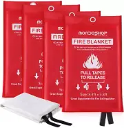 Fire Blanket - Fireproof Fire Retardant Blanket for Home, Car, Camping, Picnic
