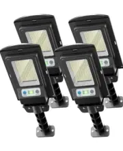 WYWNA Solar Street Lights Motion Sensor~150W LED Solar Outdoor Light Outdoor 4PK