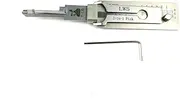 AGOUH LW5 LiShi 2 in 1 Pick and Decoder Lock Pick Set for Lockwood Lock Australian Civil Door Lock