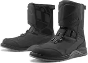 Icon Alcan, boots waterproof , color: Black/Grey , size: 11.5 US