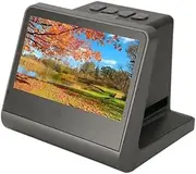 domoi Digital Film Slide Scanner with 5-Inch LCD Screen ABS Converts 135mm 110 126 and Super 8 Films Slides Negatives to High Resolution 48MP JPEGs