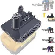 Adapter for DeWalt 20V Li-ion Battery Convert to for Dyson Type B Vacuum Cleaner