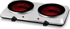 Countertop Infrared Double Burner 1500W Electric Hot Plate and Portable Stove wi