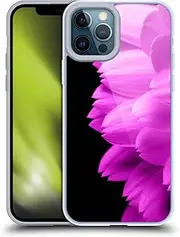 Head Case Designs Officially Licensed PLdesign Pink Flower Petals Gel Case [Military Grade Protection] Compatible with Apple iPhone 12 Pro Max