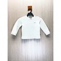 在飛比找蝦皮購物優惠-DAKS 專櫃精品 白色小Logo純棉上衣(童裝)