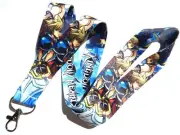 KINGDOM HEARTS LANYARD Sora Mickey Ventus blue key ring gamer neck strap ID 3J