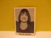 Booksmith Author Trading Card #118 MERRILL MARKOE 1995 for HOW TO BE HAP-HAP-HAP