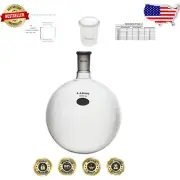 Hand-Blown 2000mL Round Bottom Boiling Flask with 24/40 Taper Joint