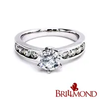 在飛比找Yahoo奇摩購物中心優惠-【BRILLMOND JEWELRY】GIA 1克拉 E/V